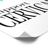 Poster Arbre cancéreux du col de l'utérus (Coin)