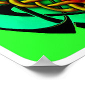 Poster Arbre celtique (version éclairée) (Coin)