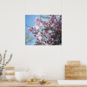 Poster Arbre cerise en fleurs (Cuisine)
