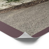 Poster Arbre contre mur (Coin)