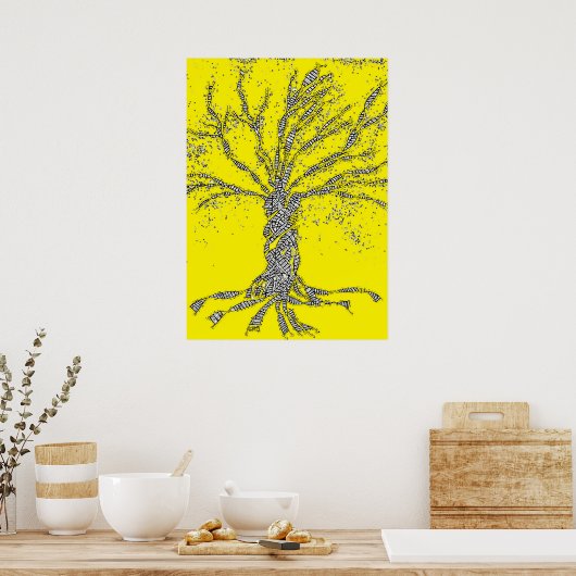 Poster ARBRE D'ADN ou arbre de vie (Cuisine)