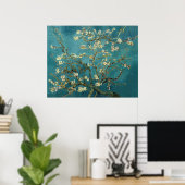 Poster Arbre d'amande en fleurs - Van Gogh (Bureau à domicile)