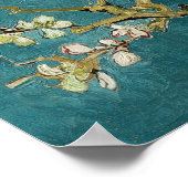 Poster Arbre d'amande en fleurs - Van Gogh (Coin)