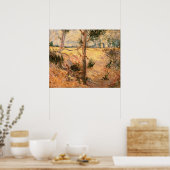 Poster Arbre dans un champ un jour ensoleillé par Vincent (Cuisine)