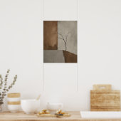 Poster Arbre d'art semi-abstrait (Cuisine)