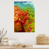 Poster Arbre d'automne coloré (Cuisine)