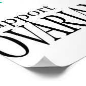 Poster Arbre de cancer de l'ovaire (Coin)