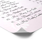 Poster Arbre de cœur simplement rose Oiseau de l'amour Ma (Coin)