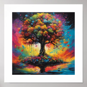 Poster Arbre de connaissance de l'affiche du bien et du m