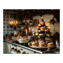 Arbre de cupcakes de Noël cosy Art de cuisine