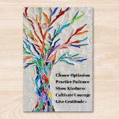 Poster Arbre de devis motivationnel