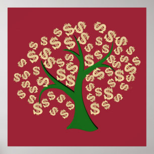 Poster Arbre de dollars