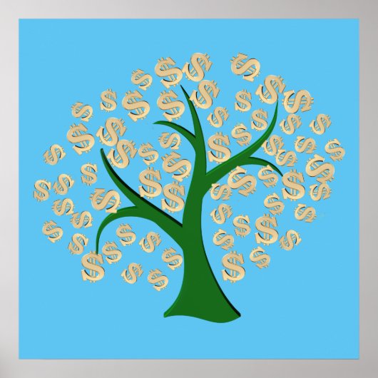 Poster Arbre de dollars (Devant)