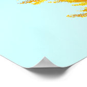 Poster Arbre de Gingko, Préfecture de Nagano, Japon (Coin)