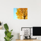 Poster Arbre de Gingko, Préfecture de Nagano, Japon (Bureau à domicile)