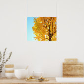 Poster Arbre de Gingko, Préfecture de Nagano, Japon (Cuisine)