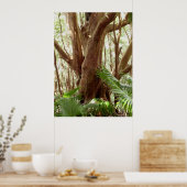 Poster Arbre de goyave fraise et palmiers (Cuisine)
