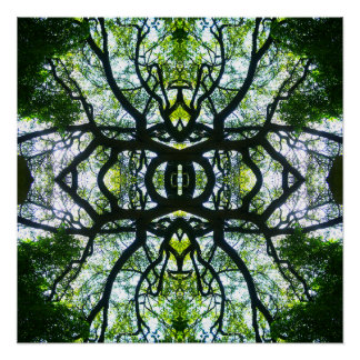 Poster Arbre de Kaleidoscope