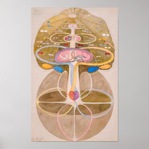 Poster Arbre de la connaissance n° 1 Hilma af Klint