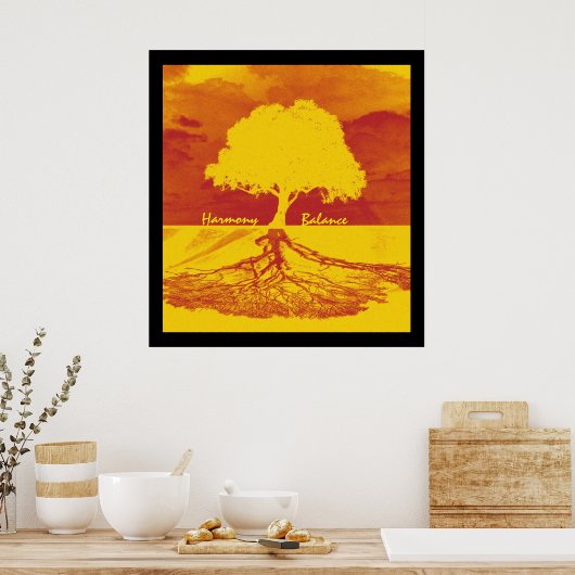 Poster Arbre de la détente (Cuisine)