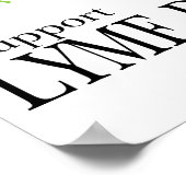 Poster Arbre de la maladie de Lyme (Coin)