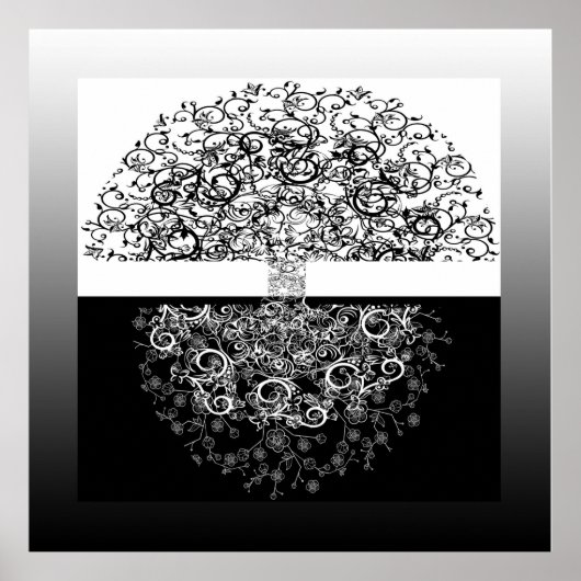 Poster Arbre de l'équilibre de vie (Devant)