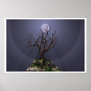 Poster Arbre de lune