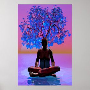 Poster Arbre de méditation