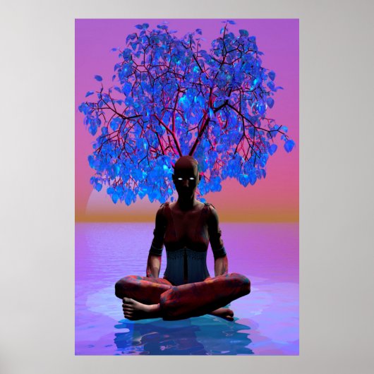 Poster Arbre de méditation (Devant)