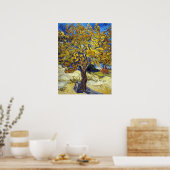 Poster Arbre de mûrier de Van Gogh Impressionnisme Art (Cuisine)