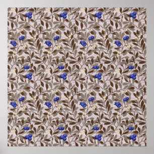 Poster Arbre de myrtille, William Morris
