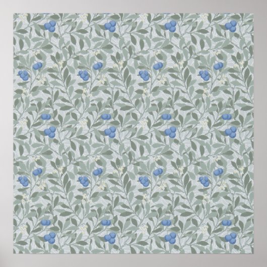Poster Arbre de myrtille, William Morris (Devant)