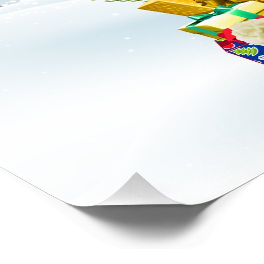 Poster Arbre de Noël (Coin)