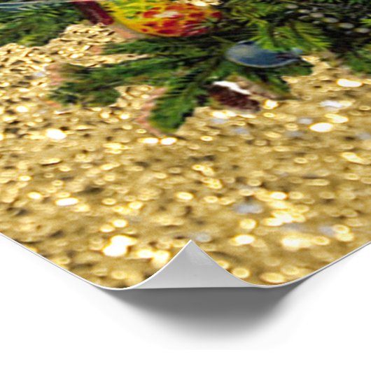 Poster arbre de Noël (Coin)