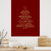 Poster Arbre de Noël (Cuisine)