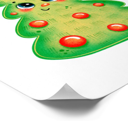 Poster Arbre de Noël 62 (Coin)