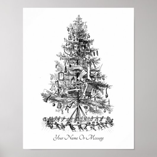 Poster Arbre de Noël Art Kid’s 1800 (Devant)