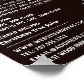 Poster Arbre de Noël Bauble, Vente d'Arbre de Noël (Coin)