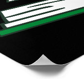 Poster Arbre de Noël de la réservation III (Coin)