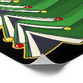 Poster Arbre de Noël de la réservation IV (Coin)