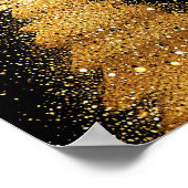 Poster Arbre de Noël doré (Coin)