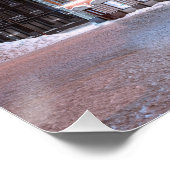 Poster Arbre de Noël et Maison des Noirs à Riga (Coin)