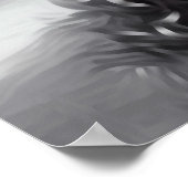 Poster Arbre de Noël et Ours polaire (Coin)