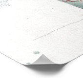 Poster Arbre de Noël fermier avec cardinal (Coin)