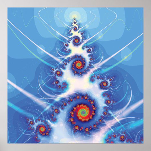 Poster Arbre de Noël fragile (Devant)