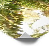 Poster Arbre de Noël I Argent et Or (Coin)