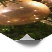 Poster Arbre de Noël I Vacances Plutôt vert et rouge (Coin)