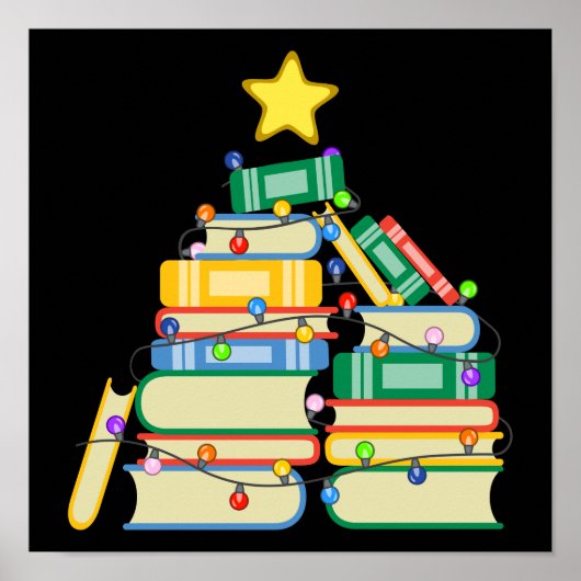 Poster Arbre de Noël II (Devant)