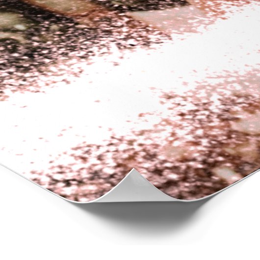 Poster Arbre de Noël lumineux étoile Parties scintillant (Coin)