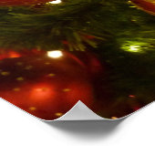 Poster Arbre de Noël marron et or II (Coin)